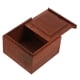 thumbnail image 4 of 1Pc Incense Box Square Hollow Rosewood Practical Incense Burner (Dark Red), 4 of 5