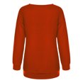 thumbnail image 3 of Grianlook Women Merry Christmas Sweatshirts Long Sleeve Loose Pullover Tops Casual Crewneck Sweatshirt Red XXL, 3 of 3