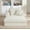 White|Corduroy, variant on Aukfa 68" Oversized Chaise Lounge Boneless Couch with 2 Cup Holder&Side Pocket, 3Pillows, Corduroy, White