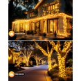 thumbnail image 2 of Guirnaldas de luces solares Brightown, 2 paquetes, 28 m, 240 LED, blanco cálido, 2 of 9