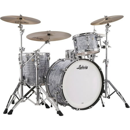Ludwig Classic Maple 3-Piece Shell Pack with 24" Bass Drum Sky Blue Pearl