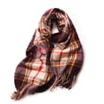 thumbnail image 1 of Bufandas cálidas de invierno para mujer, bufanda grande con sensación de Cachemira, Poncho de moda, chales largos, envolturas de rejilla, bufandas, luz súper suave, 1 of 5