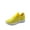 Yellow, variant on Remy-18k Youth Girl's fashion Flat Lace Up Light weight Glitter Sneaker Athletic Shoes ( Yellow, 4 )