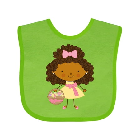 

Inktastic Easter African American Girl Gift Baby Girl Bib