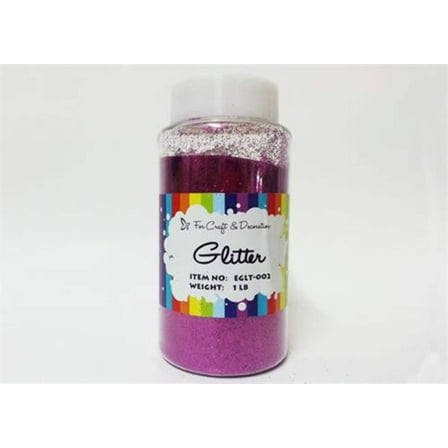 Fuchsia Craft Glitter Powder (1 lb)