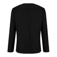 thumbnail image 6 of Holzkary Henley Long Sleeve Shirts for Women, Lightweight Long Sleeve Tops for Women Loose Fit Basic Pullover with Button Long Sleeve Tops 2025 Autumn Womens Neck T Shirts Casual Shirts Uk Black S, 6 of 9