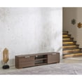 thumbnail image 6 of Walnut Look - Store Audio Equipment - Home Office - 12 - inch Deep Mid - Century Unit, 6 of 6