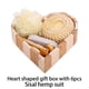 thumbnail image 3 of Naiovety Juego de baño de 6 uds., peine en forma de corazón, flor de baño, piedra pómez, bola de esponja, herramientas de limpieza y , caja Juegos de accesorios de baño, 3 of 6