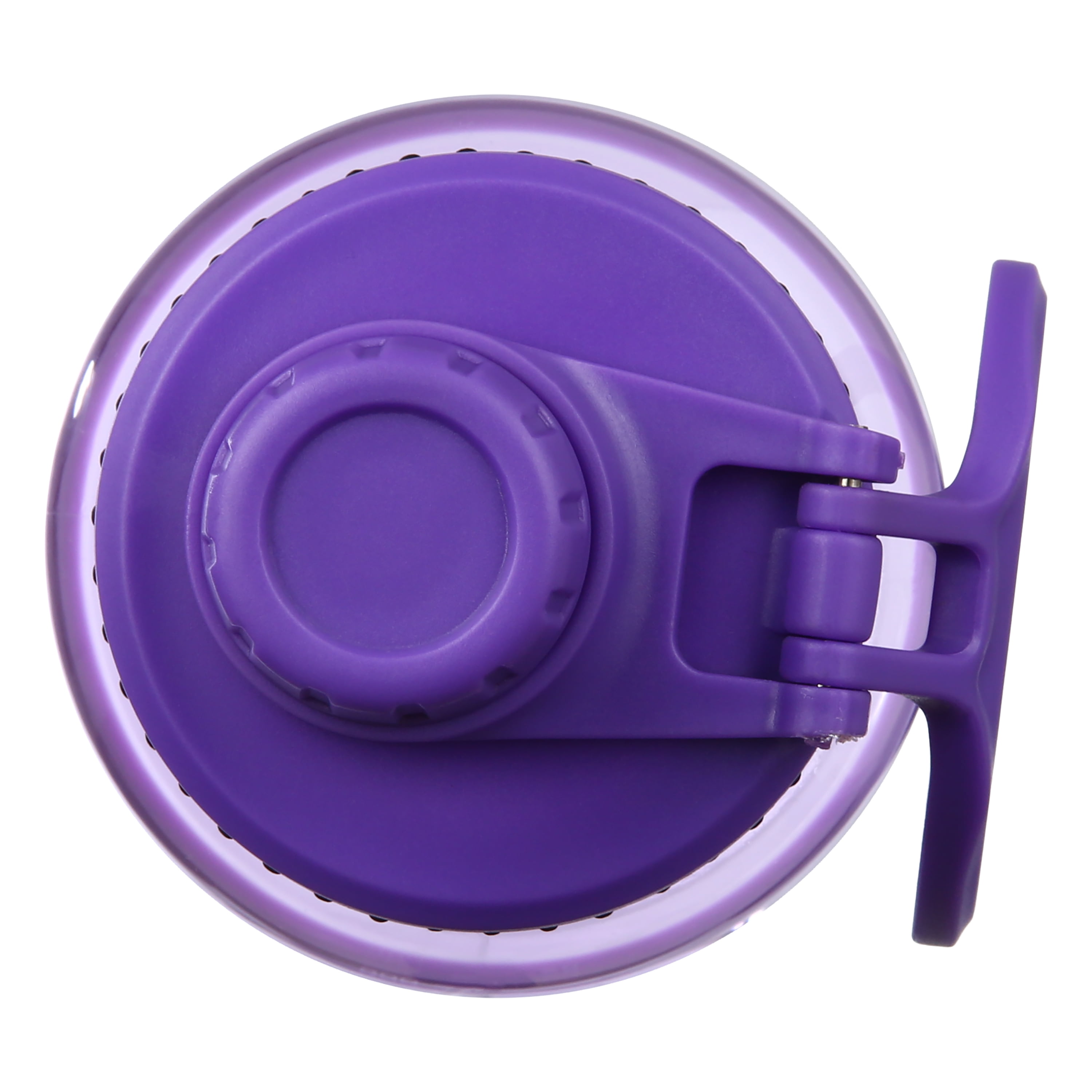 Mainstays 34oz Purple Plastic Wide Mouth Sports Water Bottle with Twist Top Lid, MS Black Sports Bottle