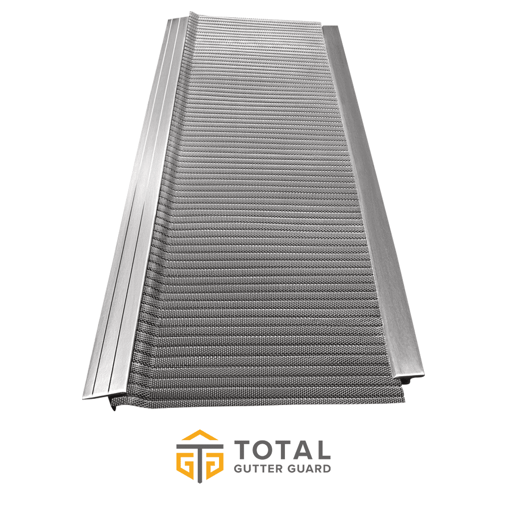 Total Gutter Guard 44 foot Stainless Steel Micro Mesh Gutter Guard Kit