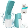 thumbnail image 1 of CHAO Botella de agua portátil para perros para caminar, a prueba de fugas, plegable, dispensador de botellas de agua para mascotas, taza de bebida de viaje para caminar, hacer senderismo y viajar, 1 of 5