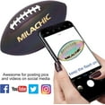thumbnail image 7 of MILA CHIC Football, Holographic Football Reflective Glowing Footballs for Kids, Teens and Adults, Composite Leather Football with Pump (Official Size 9 & Youth Size 6 & Peewee Size 3), 7 of 7