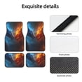 thumbnail image 4 of Fuzoiu Red And Blue Fire Dragon E Print Carpet Floor Mats for Car,Car Foot Mat Set,Universal Fit 4 Piece Mat Pad Set,Fits Most Cars Trucks Vans Sedans SUV Auto Carpet Mat Se, 4 of 7