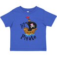 thumbnail image 3 of Inktastic Lil' Pirate Pirate Ship, Pink Bandana Boys or Girls Toddler T-Shirt, 3 of 5