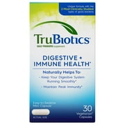 TruBiotics Daily Probiotic Capsules, Digestive + Immune Health, 30-Count (Pack of 12)