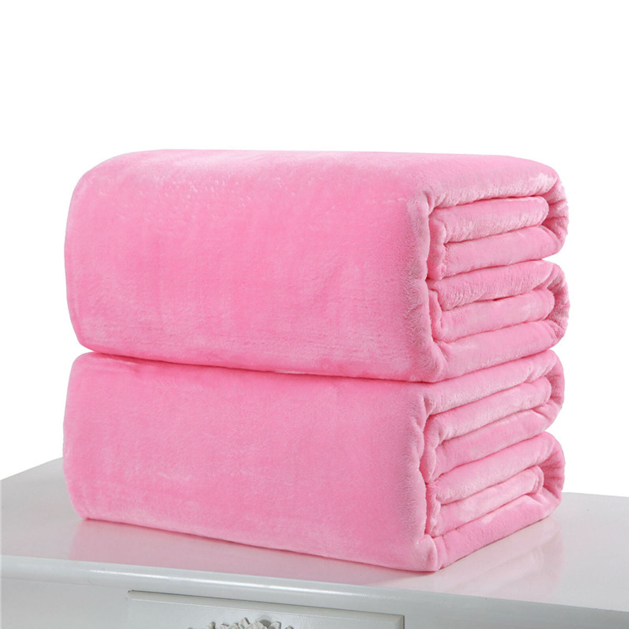 50X70cm Super Soft Sofa Plush Fleece Blanket Throw Rug Flannel Bedding Home