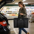thumbnail image 4 of Insulated Reusable Food Bag - Large Non-Woven Lunch Cooler with Long Handles for Hot/Cold Transport, 4 of 4