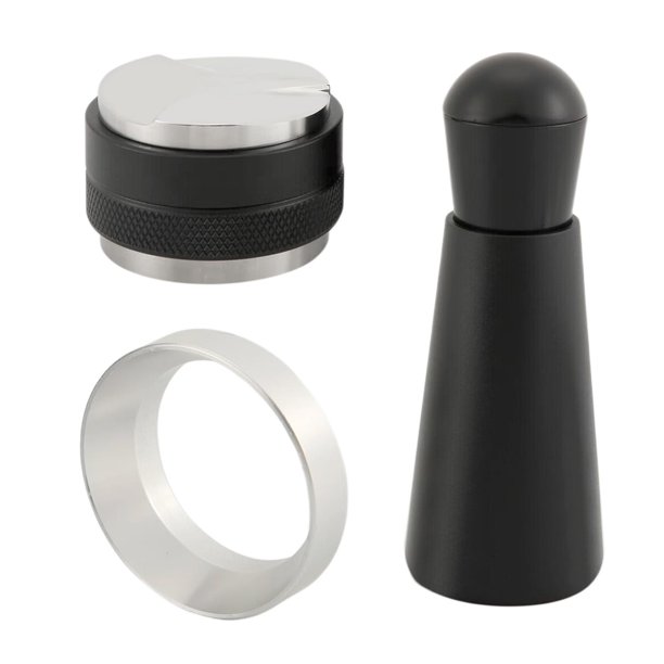 Kit de Accesorios para Espresso 51 mm: Distribuidor Café y Nivelador, Herramienta WDT Embudo Dosificador.