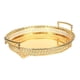 thumbnail image 2 of Bandejas para café, té y frutas, elegante bandeja multiusos para guardar joyas y frutas. Dorado, 2 of 9