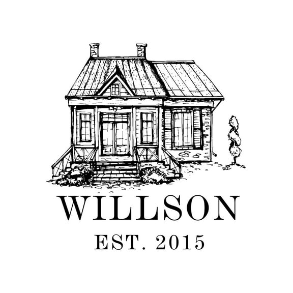 Darling Souvenir Home Burlap Print Wall Decor Homeowner Personalized Housewarming Gift-Burlap Print Only(8 x 10 Inches)