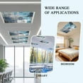 thumbnail image 4 of Ceiling Light Cover for Classroom, Navy Gray Graffiti Block Magnetic Fluorescent Light Covers Filter for School,Office, 2X4&nbsp; FT, Pack of 4, Modern Abstract Texture Art, 4 of 8
