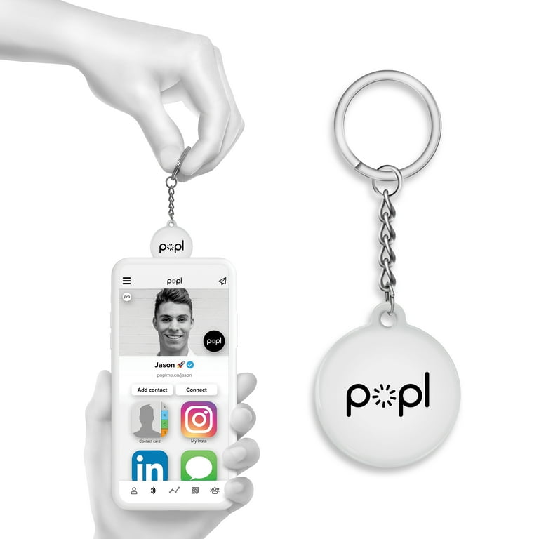 Business card deals keychain