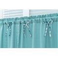 thumbnail image 4 of Curtains Small Windows Short Country Style Vintage Opaque Disc Curtains Short Curtains Curtain Short Curtain Modern Kitchen Checkered Set of 2(Blue，137*61）, 4 of 7