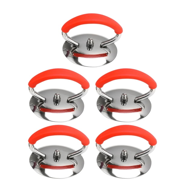 Toystoory 5 unids/set mango de tapa de olla de acero inoxidable resistente al calor y duradero, utensilios de cocina resistentes al calor Cocina y Comedor tipo+3