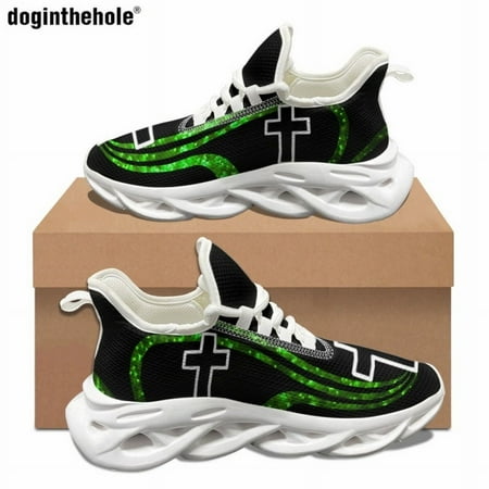 

Doginthehole Cross Design Casual Flat Shoes Ladies Street Trend Popular Sneakers Classic Non-Slip Wear-Resistant Running Shoes