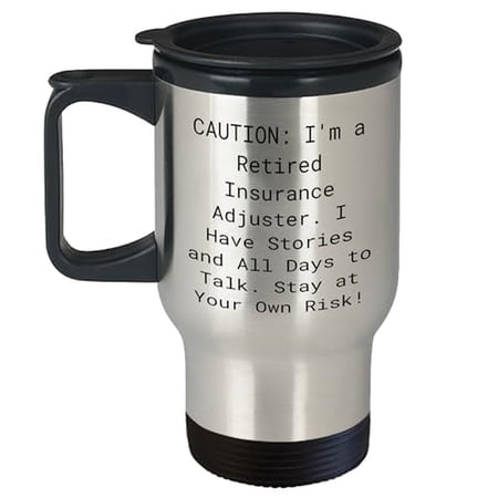 Unique Insurance Adjuster Travel Mug - Perfect Graduation Gift for Adjusters