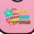 thumbnail image 4 of Inktastic Egg Hunt Squad with Easter Egg Boys or Girls Baby Bib, 4 of 4