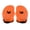 Orange, variant on YIFAEUX 1 Pair Beginner Hand Paddles Swimming Fins with Strap Ergonomic Shape Ultralight Swim Training Children Diving Aid Tool
