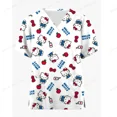 thumbnail image 2 of Tops con estampado de Hello Kitty Para Mujer, Para dentista uniforme de trabajo, enfermera, Uniformes médicos Para Mujer, ropa de trabajo Para Hospital, 2024, 2 of 6