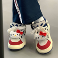 thumbnail image 2 of Lindos zapatos de Hello Kitty nuevos de moda para mujeres, zapatos casuales de diseño de nicho para estudiantes, zapatos de tabla de tendencia versátiles de estilo coreano para primavera, 2 of 6