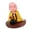 Yellow, variant on Solar Power Nodding Monk Car Dashboard Ornament Ceramic
