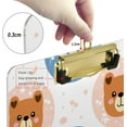 thumbnail image 3 of FMSHPON Cute Bear Rabbit Clipboard Hardboard Wood Nursing Clip Board and Pull for Standard A4 Letter 13x9 inches, 3 of 7