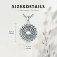 thumbnail image 5 of 12 Zodiac Necklace 925 Sterling Silver Astrology Horoscope Necklace Jewelry Gifts for Women Men, 5 of 6
