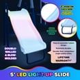 thumbnail image 4 of Sportspower Arcadia Star Burst Metal Swing Set with Trapeze, 2-Person Glider Swing, 5' LED Light-Up Slide with Lifetime Warranty & Bonus Anchor Kit, for Kids Aged 3-8, 4 of 8