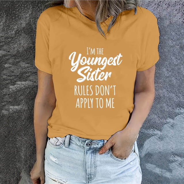 LSLJS T-Shirt Graphique à Manches Courtes Col Rond Décontracté Printemps et Été pour Femmes, Cadeaux pour Femmes