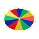 thumbnail image 5 of Juega juegos de equipo de paracaídas Conveniente almacenamiento reutilizable con manijas de paracaídas para el arco iris para niños Picnic de fiesta, 5 of 9