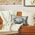 thumbnail image 5 of Dark Green Boho Throw Pillow Covers Set of 2 Monaco Rug Carpet Double Sided Pattern Cotton Soft Pillow Case Cushion Cover Pillowcase for Garden Couch Sofa Bed Decorative 12x20 inch, 5 of 6