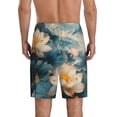thumbnail image 4 of Lsque Mountain Lotus Serenity Mens Sleep Pajama Shorts,Short Pajama Pants, Cotton Ultra-Soft Knit-3X-Large, 4 of 9