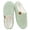 Green, variant on Litfun Memory Foam Fuzzy Slippers for Women Curly Fleece House Shoes Cozy Warm Indoor Slippers, Grey