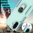 thumbnail image 3 of Rosebono Compatible With Samsung Galaxy A07 Case, Hybrid Case With Adjustable Integrated Ring Kickstand (Green), 3 of 5