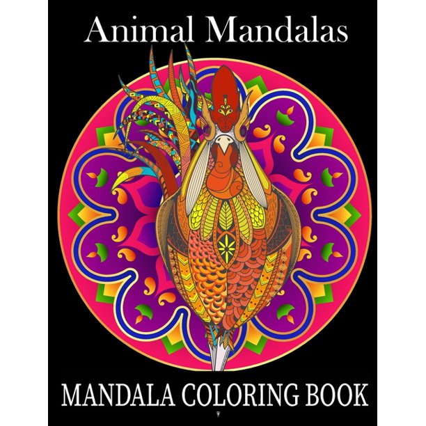 Download Animal Mandala Coloring Book 50 Page Of Fun Of Beautiful And Luxury Animal Mandala Design Gift For Men Women Kids Adults For Stress Relief And Relaxation Valentine S Day Halloween Thanksgiving Walmart Com
