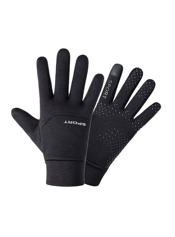 Football Gloves Boys Waterproof Thermal Grip Outfield Field Sports G6B7