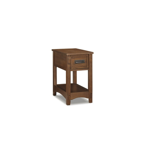 Signature Design by Ashley Contemporary Breegin Chairside End Table Brown