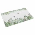 thumbnail image 4 of Leaf Bird Door Mat Indoor Outdoor, Sage Greeen Botanical Watercolor Animals Non Slip Welcome Mat with Rubber Backing, Absorbent Fabric Front Door Mats Entryway Rug for Home Patio Entrance 24"x36", 4 of 9