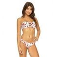 thumbnail image 3 of PilyQ CHERRY Basic Ruched Bikini Swim Bottom, US Large, 3 of 4