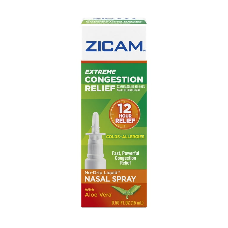 2 pack) Zicam Extreme Congestion Relief Nasal Spray for Nasal